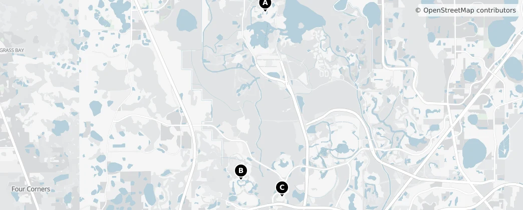 Map of Bay Lake