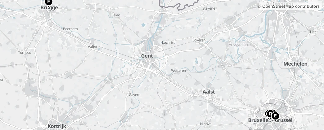 Map of Bélgica