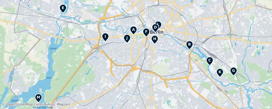 Map of Berlim