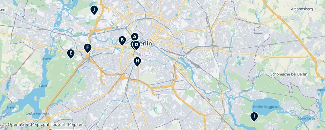 Map of Berlim