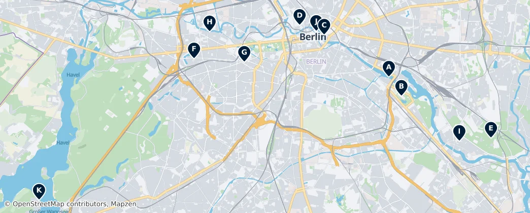 Map of Berlim