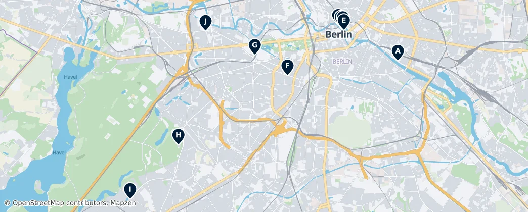 Map of Berlim