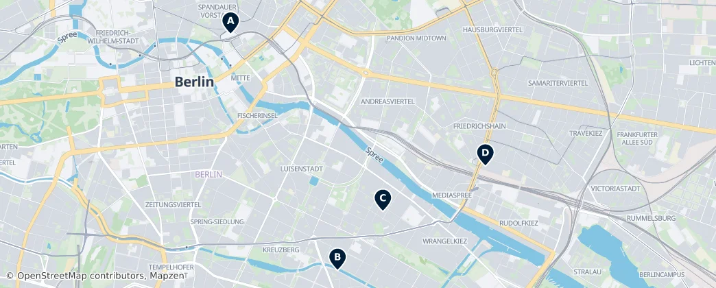 Map of Berlim