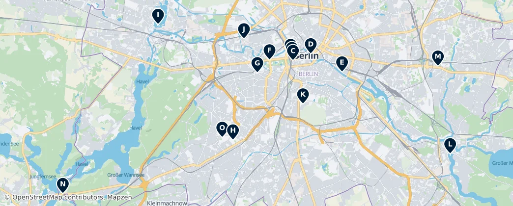 Map of Berlim