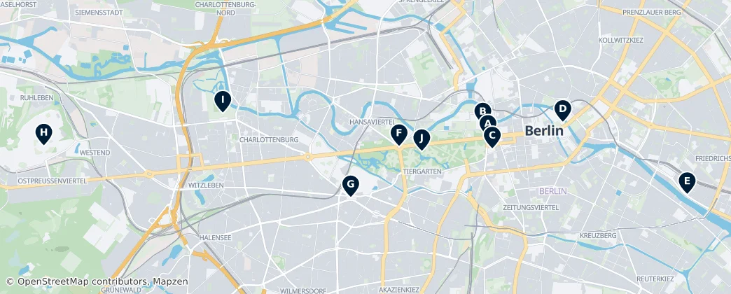 Map of Berlim