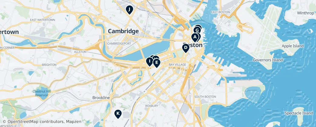 Map of Boston