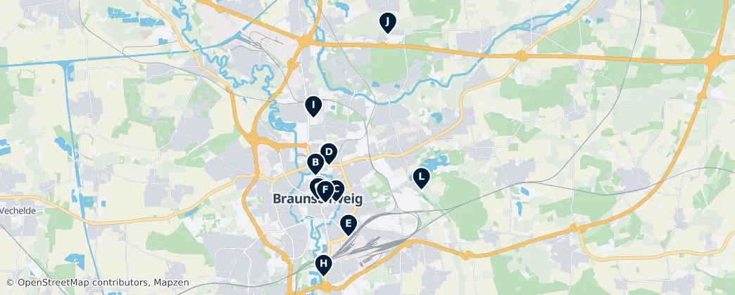 Map of Brunsvique
