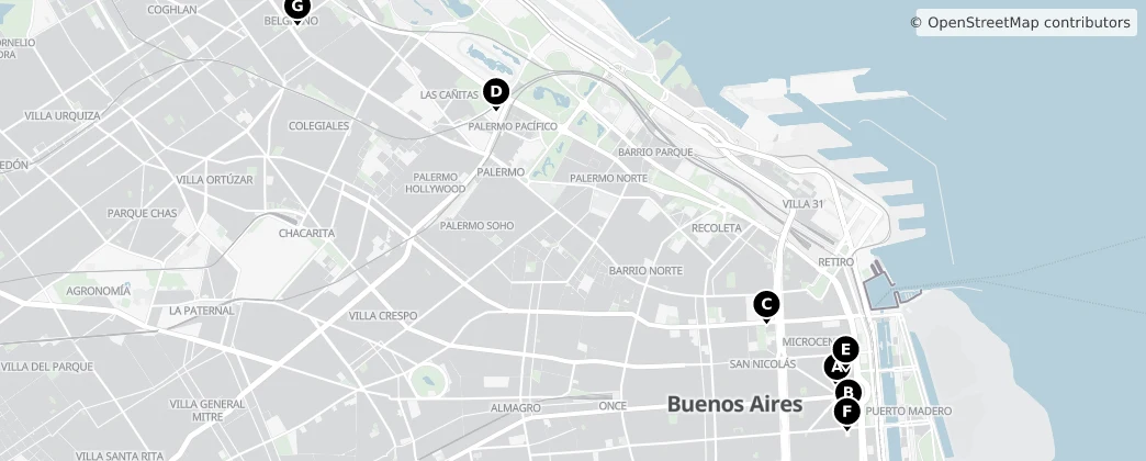 Map of Buenos Aires