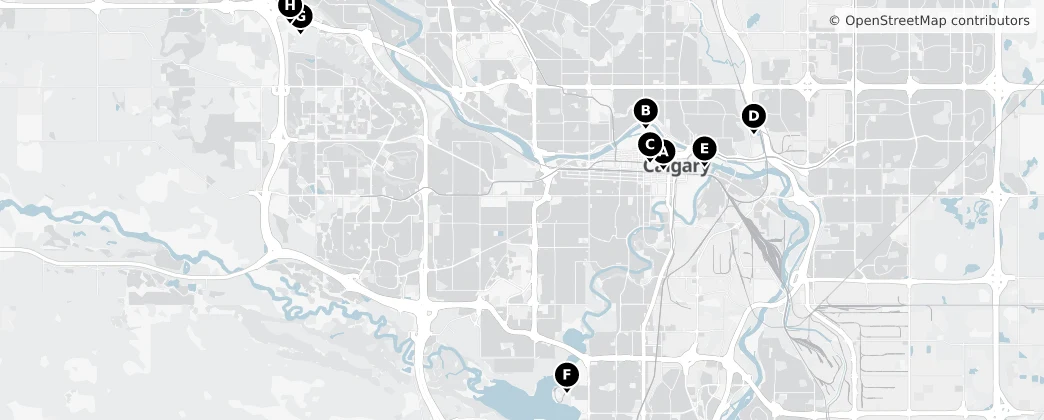 Map of Calgary