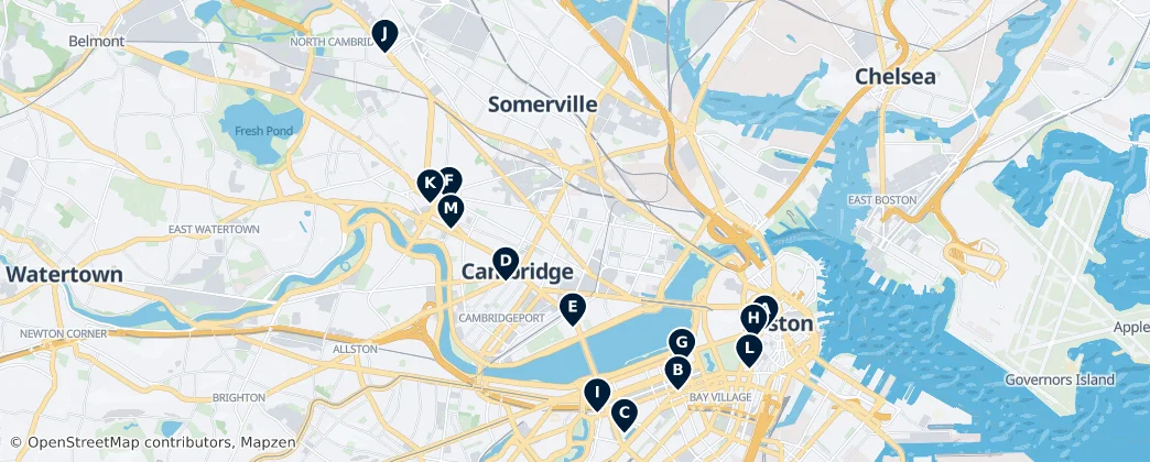 Map of Cambridge