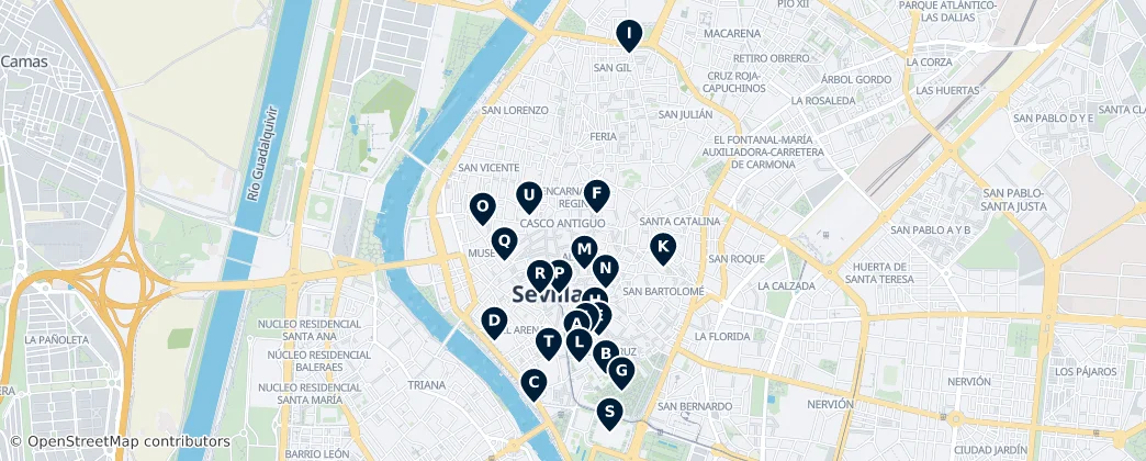 Map of Casco Antiguo