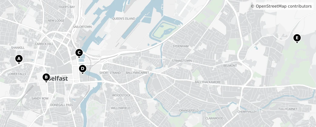 Map of Castlereagh