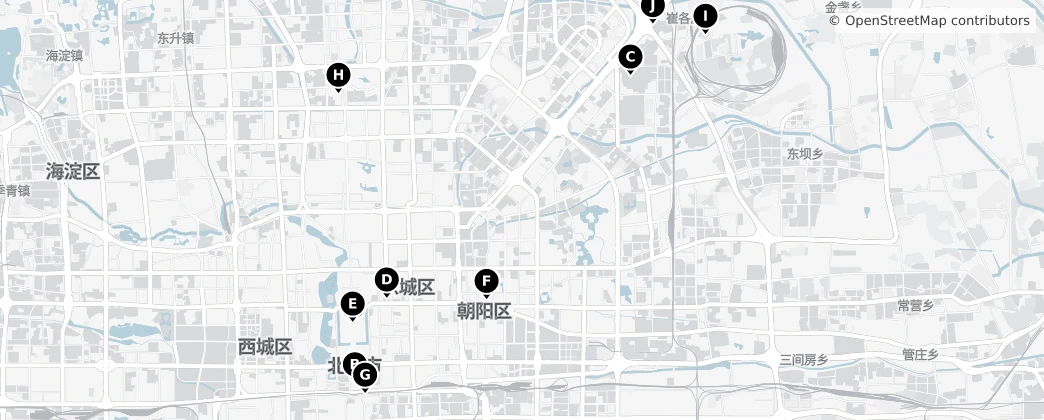 Map of Chaoyang