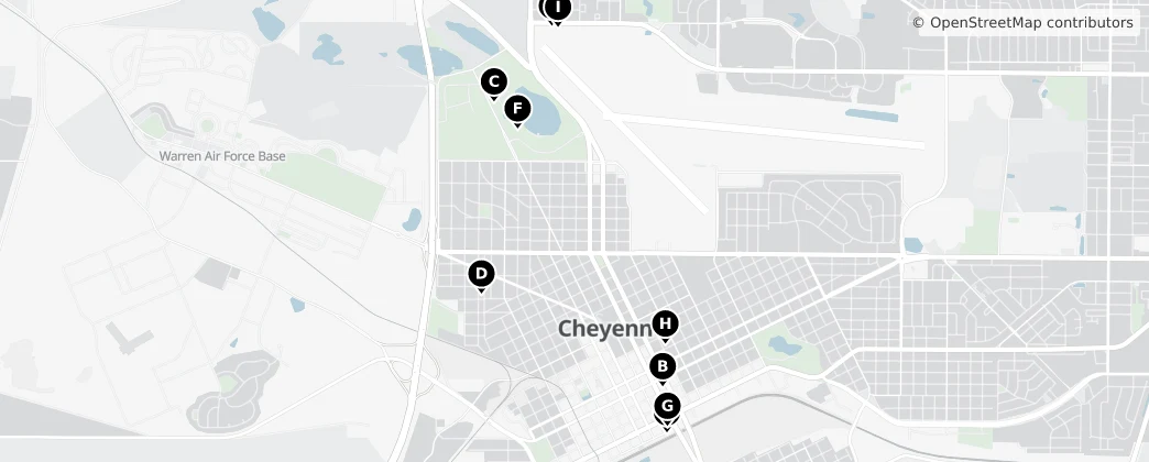Map of Cheyenne