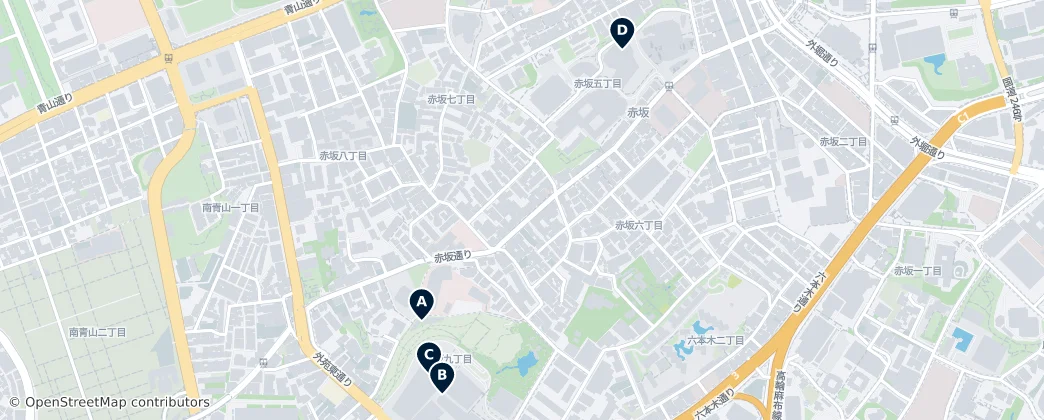 Map of Akasaka