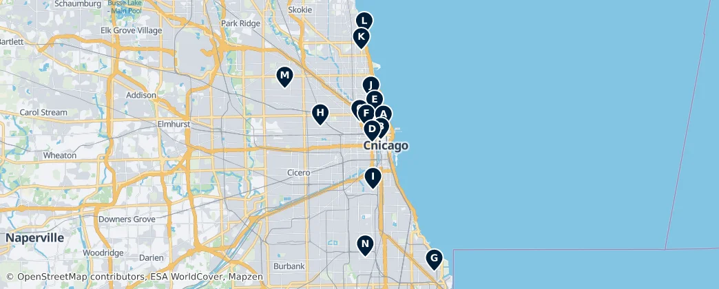 Map of Chicago