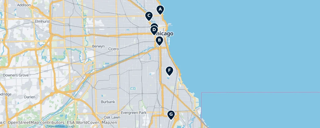 Map of Chicago