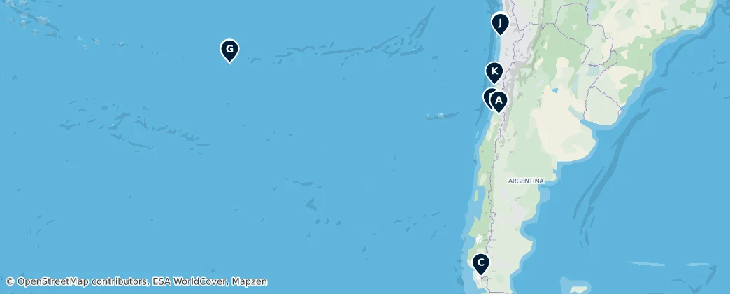 Map of Chile