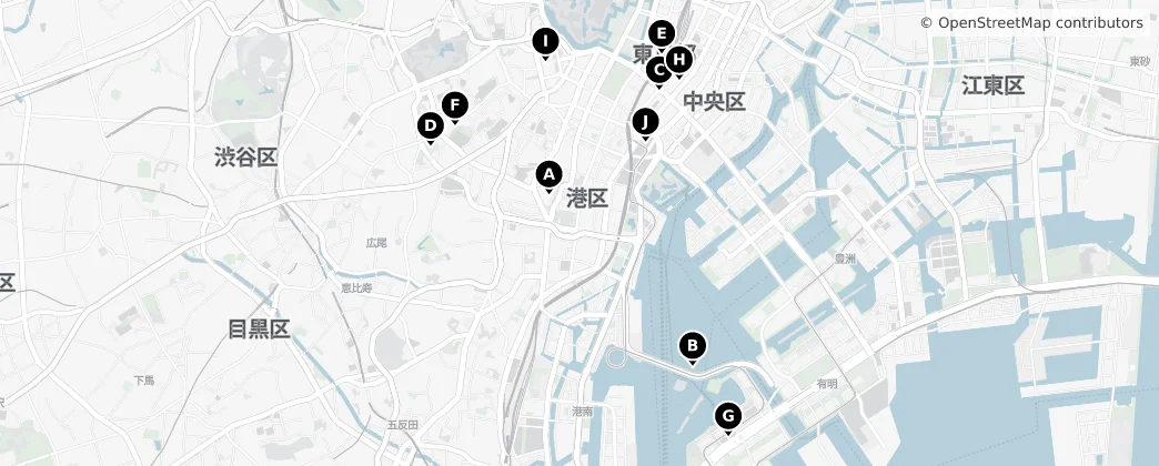 Map of Chuo
