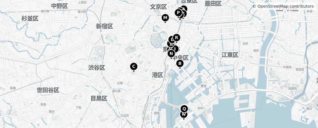 Map of Chuo