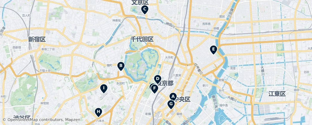 Map of Chuo