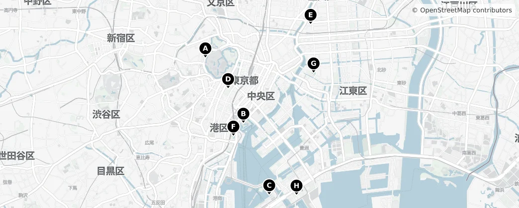 Map of Chuo