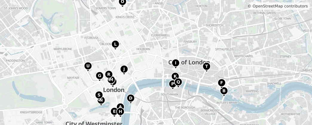 Map of Cidade de Londres