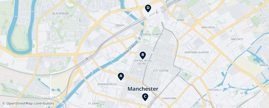 Map of City Centre