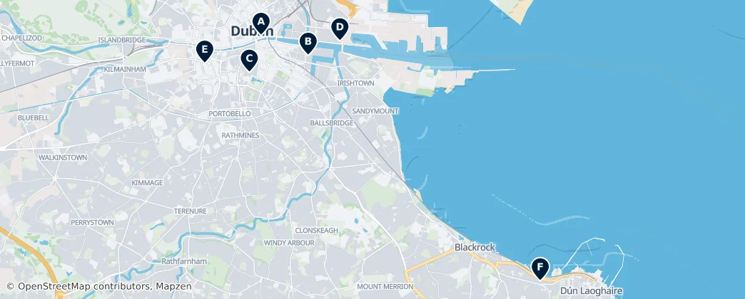 Map of Condado de Dublin