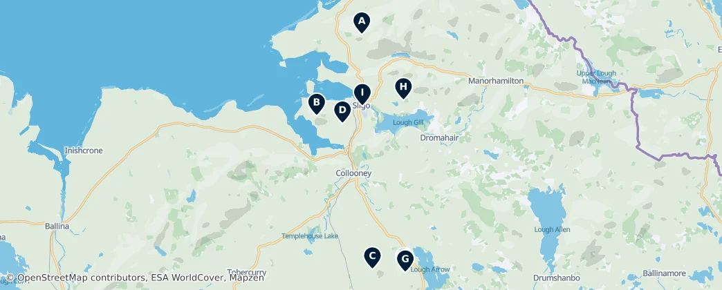 Map of Condado de Sligo