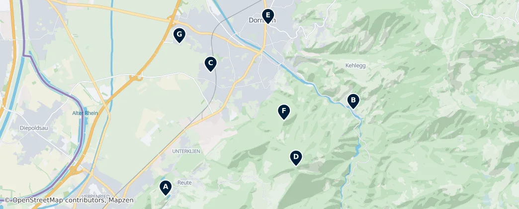 Map of Dornbirn
