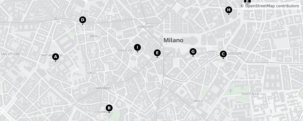 Map of Duomo