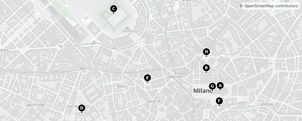 Map of Duomo