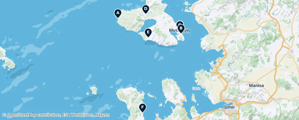 Map of Egeu Setentrional