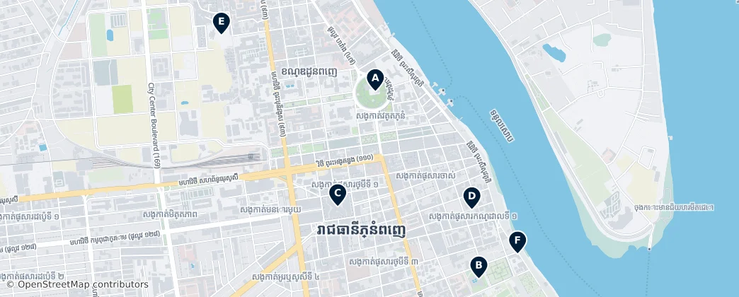 Map of Khan Daun Penh