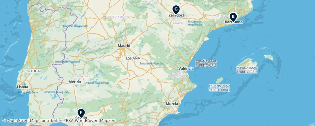 Map of Espanha