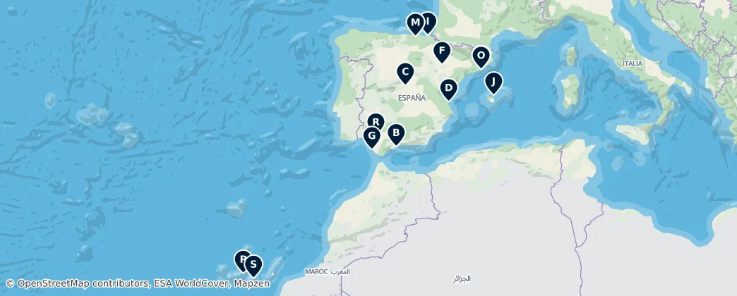 Map of Espanha