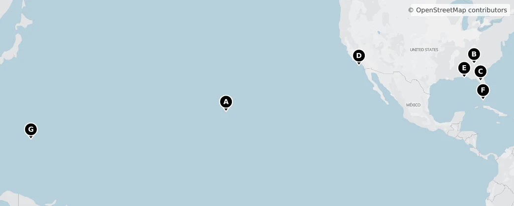 Map of Estados Unidos da América