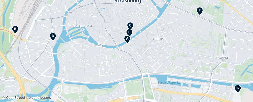 Map of Estrasburgo