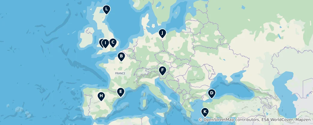 Map of Europa