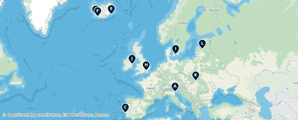 Map of Europa