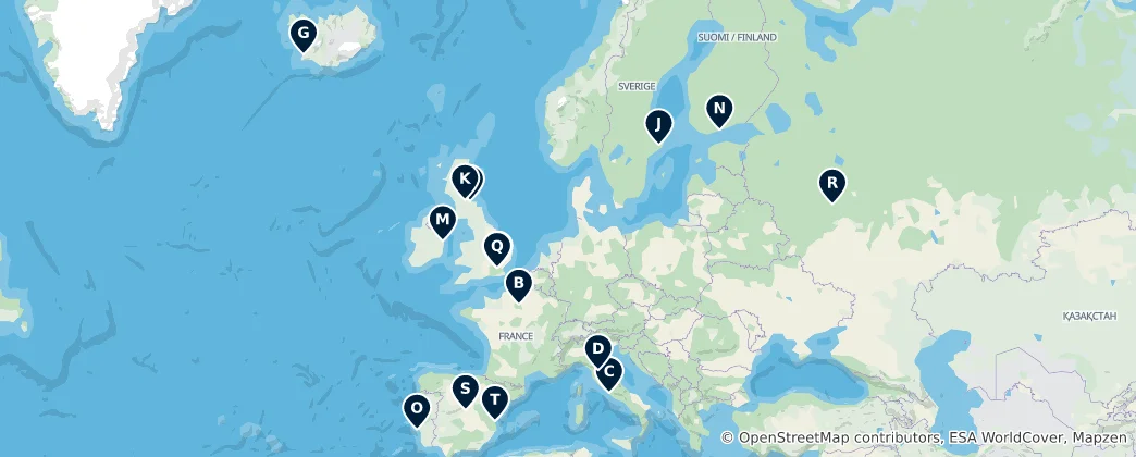 Map of Europa
