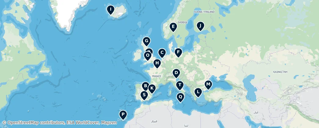 Map of Europa
