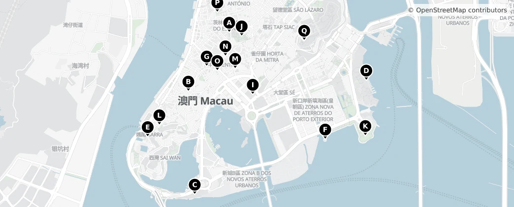 Map of São Lourenço