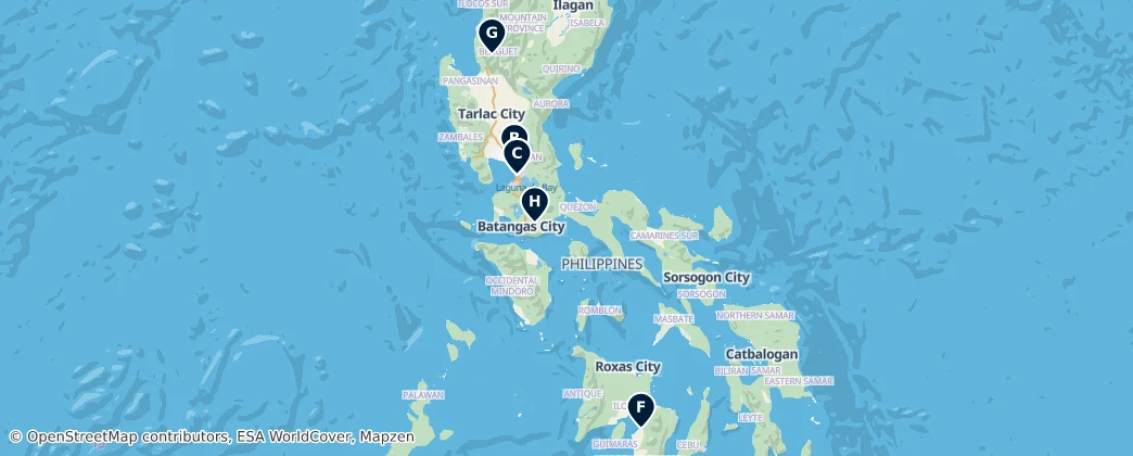 Map of Filipinas