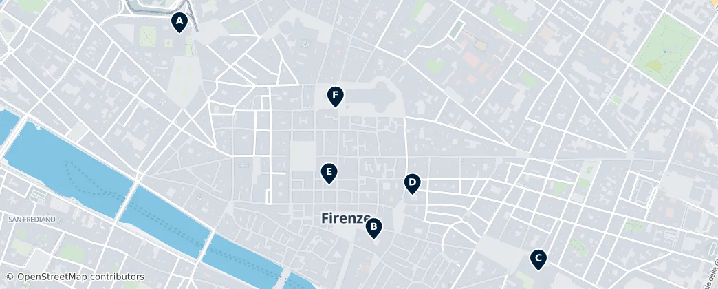Map of Florença