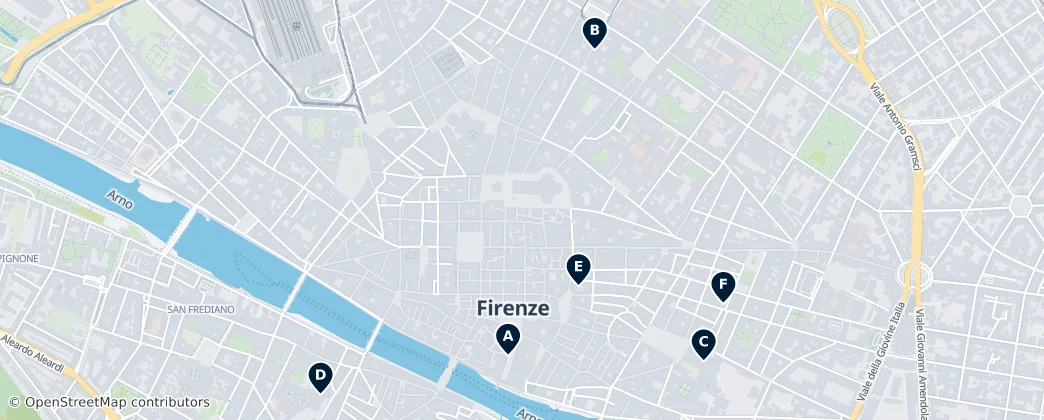 Map of Florença
