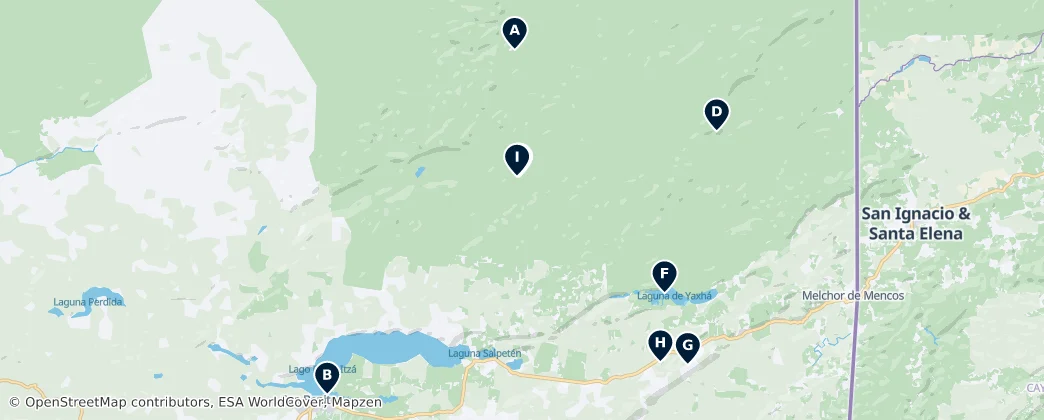 Map of Flores