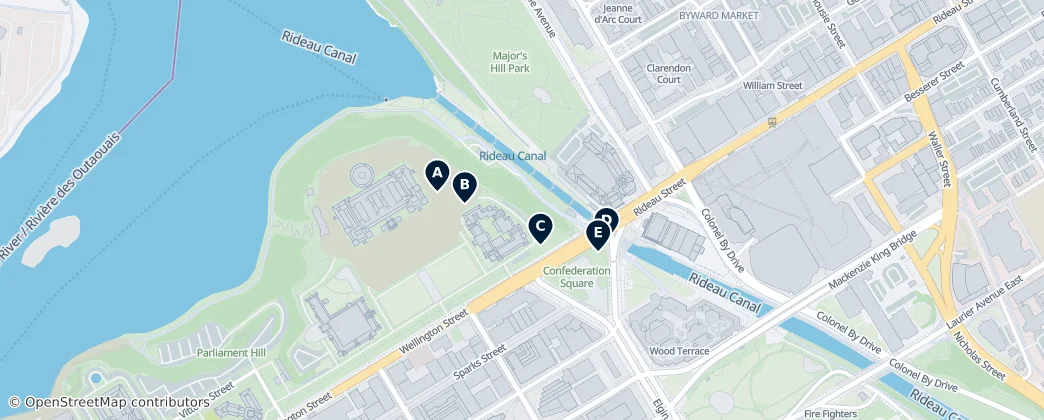 Map of Gatineau