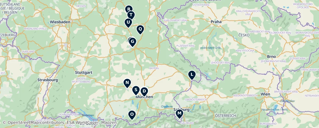 Map of Baviera